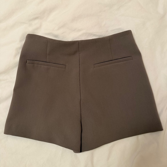 Zara taupe mini skort - Picture 3 of 4